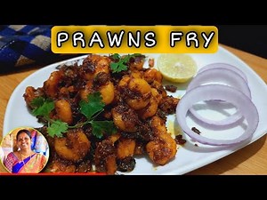 PRAWNS Fry Recipe | How to fry prawns at home | Shrimp fry recipe at home