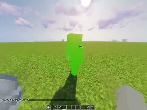 How to Summon a Mannequin in Minecraft