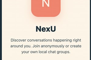 Nexu - Location based anonymous group chat