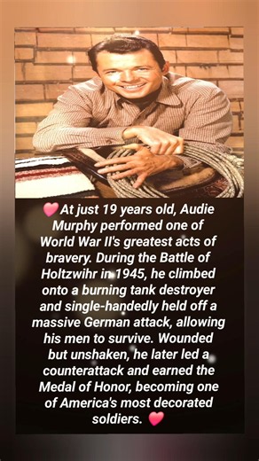 Audie Murphy's Impossible Stand | The Medal of Honor Story That Shocked the World 🇺🇸 #shorts #viral