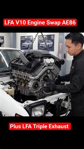 World's First LFA V10 Toyota AE86 Trueno Build Reveal 🏎️💨