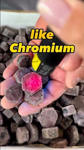 Did You know Fluorescent Rubies Glow under UV Light? #crystalmagic