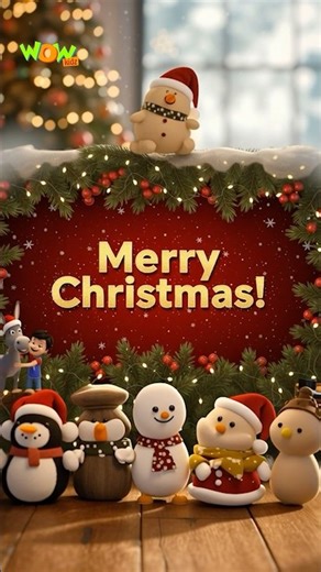 Merry Christmas from Vir the Robot Boy | Christmas Video for Kids #shorts #info