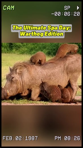 Warthog Spa Day: A Unique Animal Experience