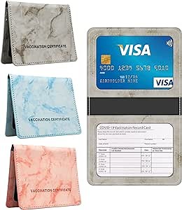 3 Pack Business Card Holder for Women or Men, Credit Card Holder, ID Card Holder, PU Leather Wallet Business Card Holders Name Card Holder Purse Card Case for Credit Card, Business Card, ID Card