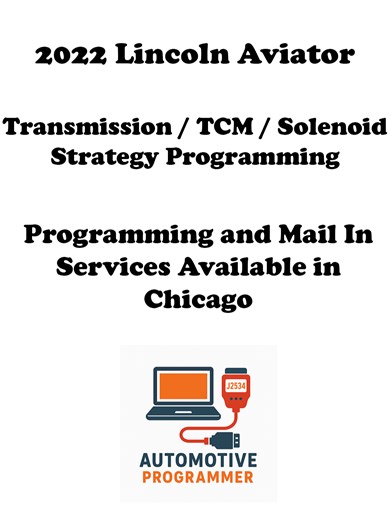 Programming a 2022 Lincoln Aviator Transmission / TCM and updating the PCM/ECM. I program cars in the Chicago-land area. Feel free to reach out. I also offer mail in cloning/programming services and some remote services. Feel free to contact me for more information. #Mechanic #Lincoln #MobileMechanic #Automotive #Transmission