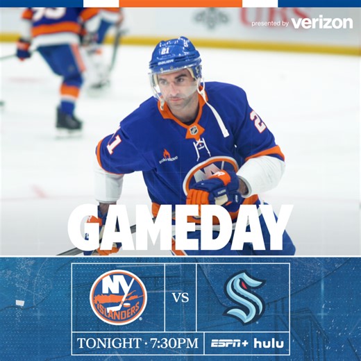 6.9K views · 144 reactions | It's game night! ⏰ 7:30PM  https://bit.ly/3ZCmMn0  ESPN+ | Hulu  ESPN+  88.7FM | 103.9FM  Game Preview: https://bit.ly/41hAFHZ | New York Islanders | Facebook