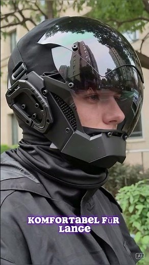 JAUPTO Cyberpunk Mask Playing Cosplay Robocop of the Future Futuristic Cool Standard Model Science F