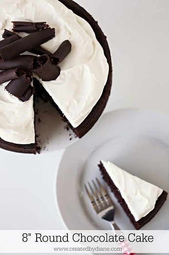 8 inch round chocolate cake | Created by Diane