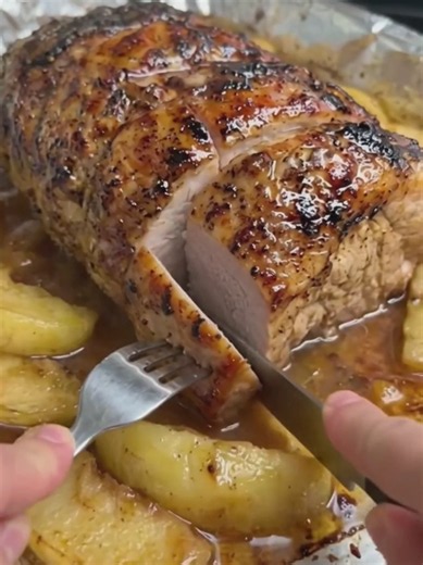 Apple-Glazed Pork Loin Roast — Easy Weeknight Roast