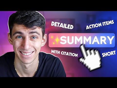 How to get a summary from a transcript files