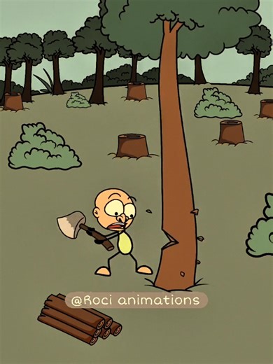 One Axe Fell, Three Came Back – A Hilarious Animation