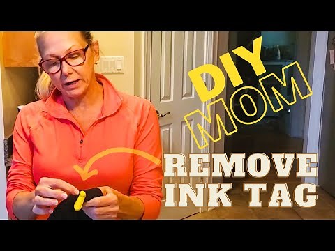 Ink Filled Security Tag Removal | DIY
