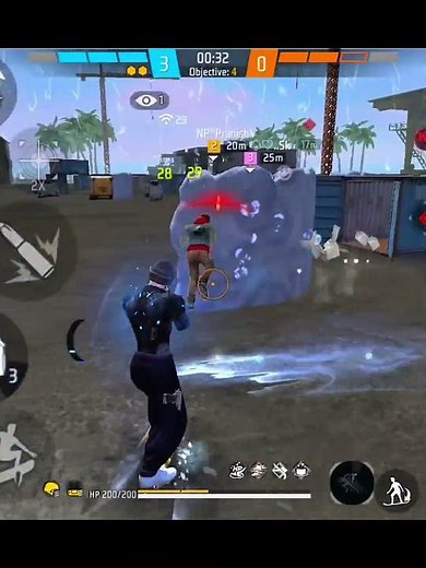 👺Can I Clutch 👺🔥 #nlnotdex #freefire #1v4