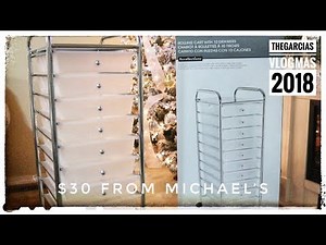VLOGMAS #8 : HOW TO ASSEMBLE THE ROLLING CART W/ 10 DRAWERS? BY RECOLLECTIONS | TheGarcias