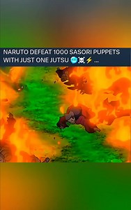 302K views · 7.3K reactions | Naruto defeat 1000 Sasori puppet with just one Jutsu | Naruto Anime Reels | Facebook