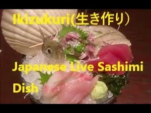 Japanese Live Sashimi Dish（Ikizukuri)(sashimi)
