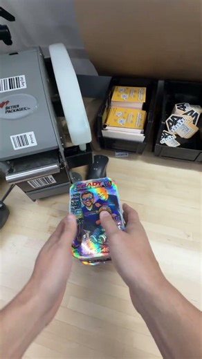 Packing a custom sticker order #pov