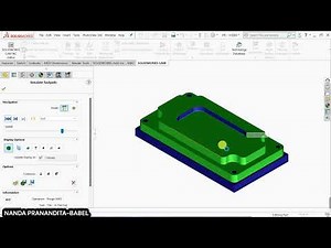 Solidworks CAM #9: Interactive Feature Recognition (Pocket dan Hole) Part 3/3
