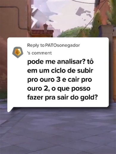 Como ver o tracker Valorant para ouro com problemas de rank