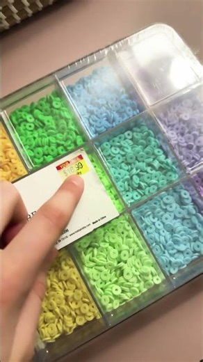 I got the. Clay beads from hobby lobby