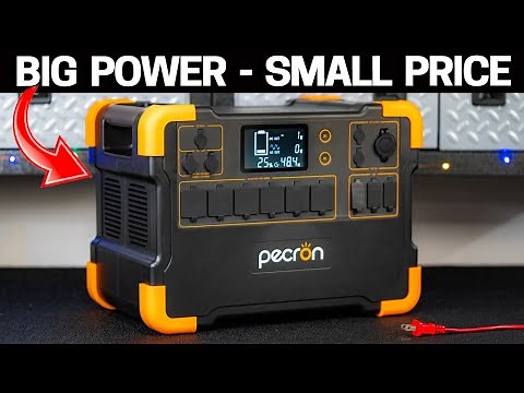 BIG Backup Power Small Price - Pecron E3000 Solar Generator Review