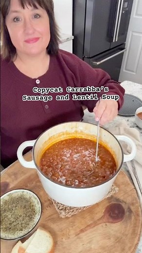 Sausage and Lentil Soup (Carrabba’s Copycat Recipe)