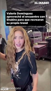Valerie Domínguez sorprende al grabar un famoso trend junto a Shakira / El Diario