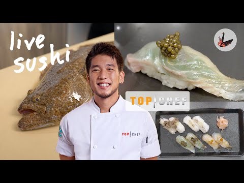How a Top Chef Finalist makes Fancy Sushi (⚠️ GRAPHIC)