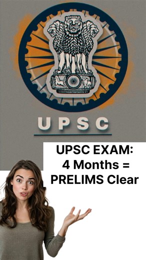 UPSC Prelims 4 Months Strategy 🔥 | Daily Plan to Crack Prelims #upsc #ias #shorts #ytshorts