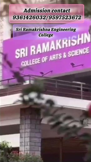 Sri Ramakrishna Engineering College #ramakrishna #engineeringcollege #topcollegeincoimbatore