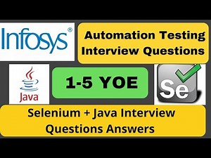 Infosys Interview Question Selenium/JAVA (Automation + Manual) -2