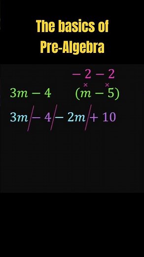 The basics of Pre-Algebra #distributiveproperty #simplifyingexpressions