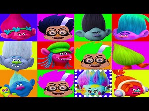 Learning Colors Board Game with Trolls, Paw Patrol Plays Slime Surprise Eggs, Moana Ellie Sparkles 5