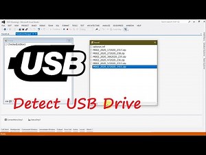 How to Detecting a USB drive when is connected and getting the drive letter USING VB.NET