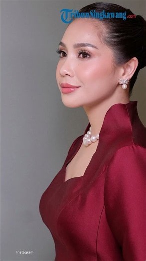 🔺PESONA NAGITA SLAVINA HADIRI HUT KE 81 RI DI ISTANA MERDEKA❗ELEGAN DENGAN KEBAYA MERAH