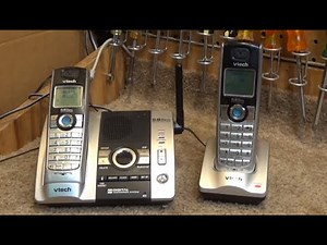 Vtech 5.8 GHz Cordless Phone with Digital Answering System model i6768 | Initial Checkout