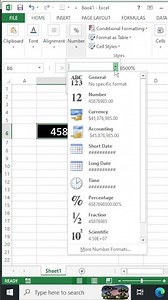 How to Convert Numbers into Percentages in Ms Excel 2013 #shortfeed #excel #exceltips