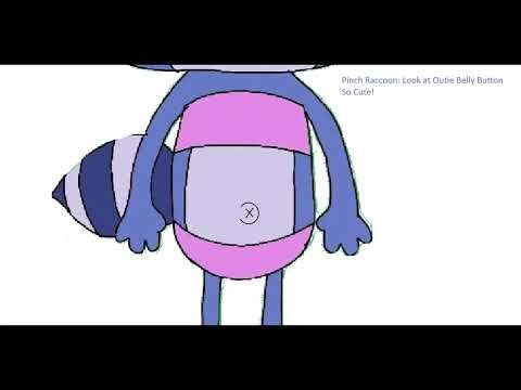 Pinch Raccoon's Belly Button outie ‪@Navellovers8‬ ‪@pjvera‬