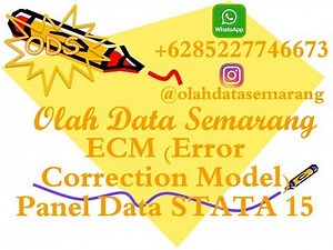 ECM (Error Correction Model) Panel Data STATA 15