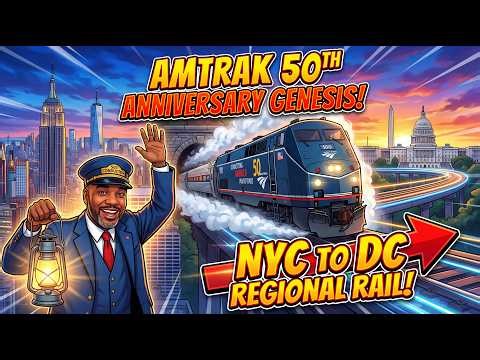 All aboard! Journey with me on the NYC to DC regional rail service.