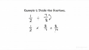 How to Divide a Fraction by Another Fraction | Math | Study.com