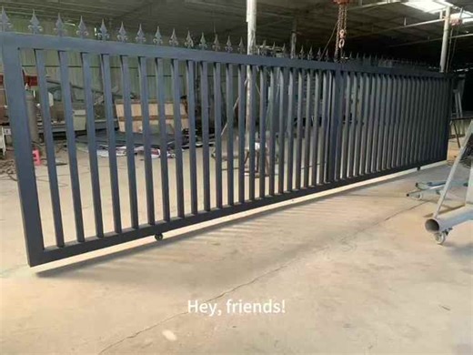 Beautiful Decorative Modern Design Wrought Iron Fence Wrought Iron Gate Ornaments Galvanized Steel Guardrail