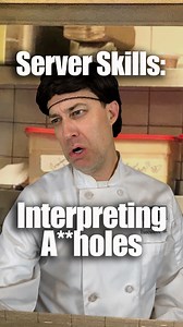 1.5M views · 64K reactions | One of the many things I think of when anyone says servers just "take orders and deliver plates of food" Co-write w/ Andrea Kelley #serverlife #softskills #bistrohuddy #cheflife #restaurantcomedy | Drew Talbert | Facebook