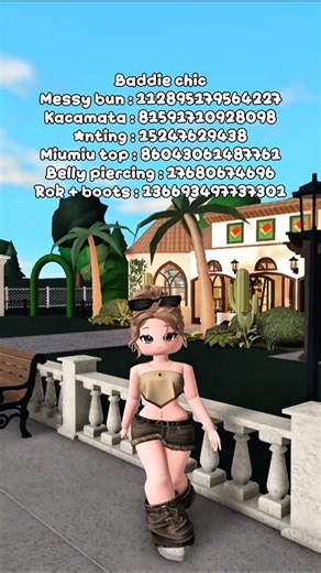 Bloxburg Outfit Codes ✨Baddie edition✨ pt. 1 #bloxburg #bloxburgbuilder #bloxburgroleplay