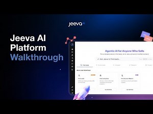 Platform Walkthrough: Jeeva AI - Your Agentic Sales Partner