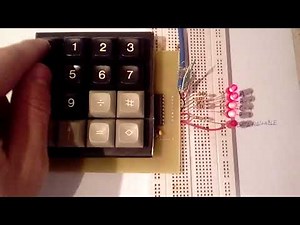 Matrix Keypad 74C922 Test 1