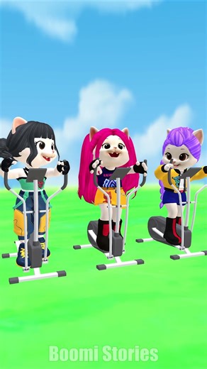 Rumi and Mira Can't Stop Laughing at Zoey Cat Funny Moments #boomistories #family #kpopdemonhunters