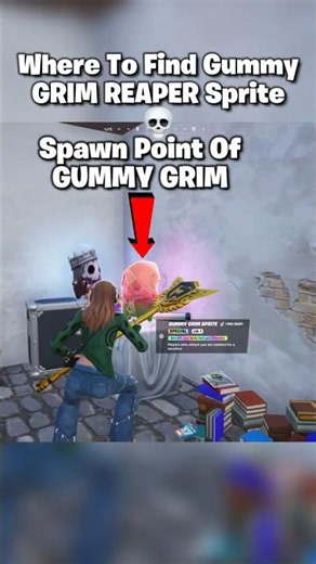 EASIEST WAY TO FIND GUMMY GRIM REAPER SPRITE🤩 #shorts