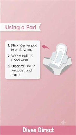 How to Survive Your First Period! 🩸✨ | Period Tips for Beginners #shorts
